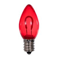 Vickerman C7 Transparent U-Shaped Filament Bulb, 25/Bag.