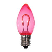 Vickerman C7 Transparent U-Shaped Filament Bulb, 25/Bag.