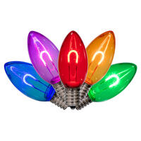 Vickerman C9 Transparent U-Shaped Filament Bulb, 25/Bag.