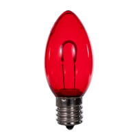 Vickerman C9 Transparent U-Shaped Filament Bulb, 25/Bag.