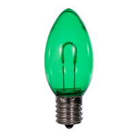 Vickerman C9 Transparent U-Shaped Filament Bulb, 25/Bag.