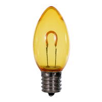Vickerman C9 Transparent U-Shaped Filament Bulb, 25/Bag.