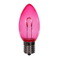 Vickerman C9 Transparent U-Shaped Filament Bulb, 25/Bag.