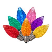 Vickerman C7 Faceted LED Replacement Bulbs, 25 Pack