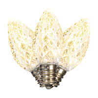 Vickerman C7 Faceted LED Replacement Bulbs, 25 Pack