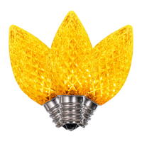 Vickerman C7 Faceted LED Replacement Bulbs, 25 Pack