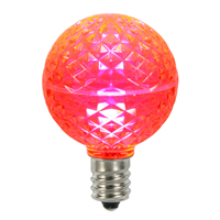 Vickerman G50 Faceted LED Replacement Bulbs 10 per Box