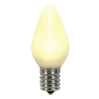 C7 Warm White Ceramic LED Bulbs 5 Pack