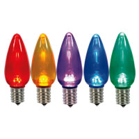 Vickerman C9 Transparent LED Replacement Bulbs