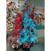 Teal and Red Christmas